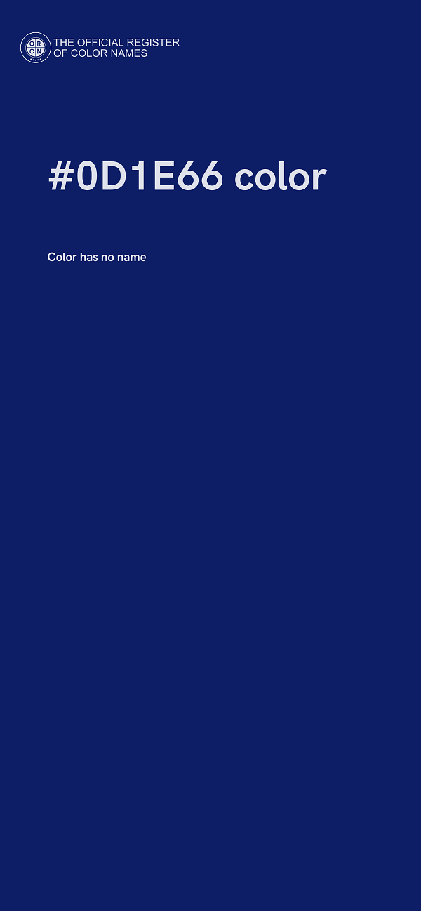 #0D1E66 color image