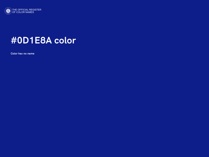 #0D1E8A color image