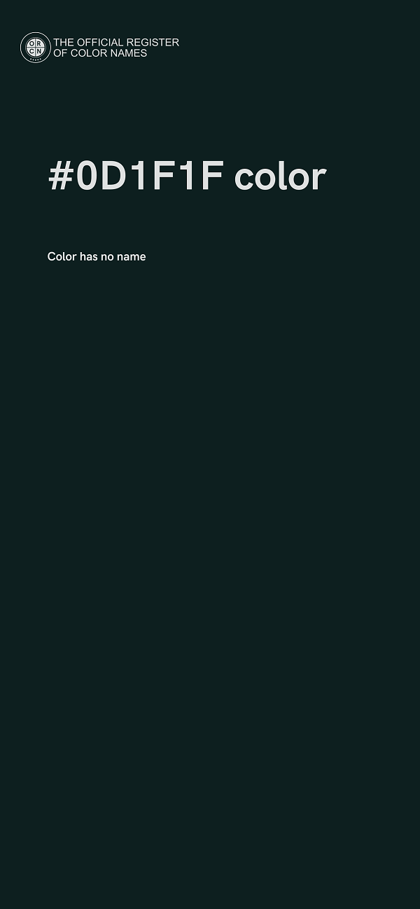 #0D1F1F color image
