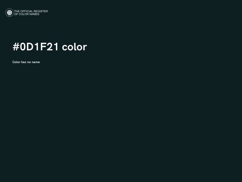 #0D1F21 color image