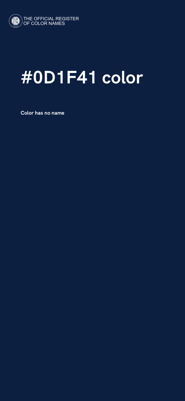 #0D1F41 color image