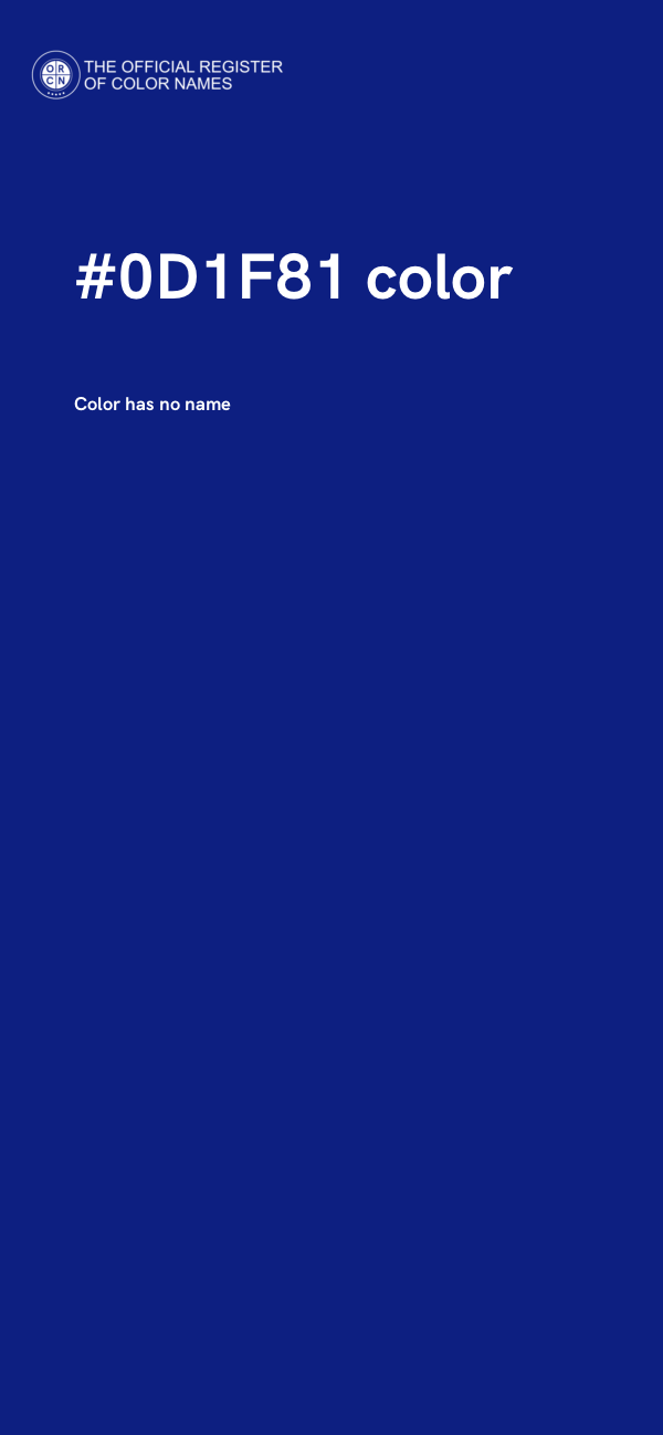 #0D1F81 color image