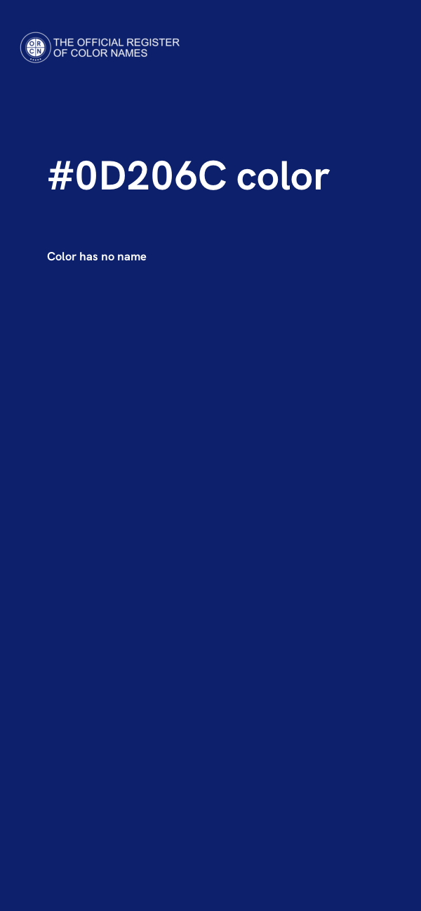 #0D206C color image