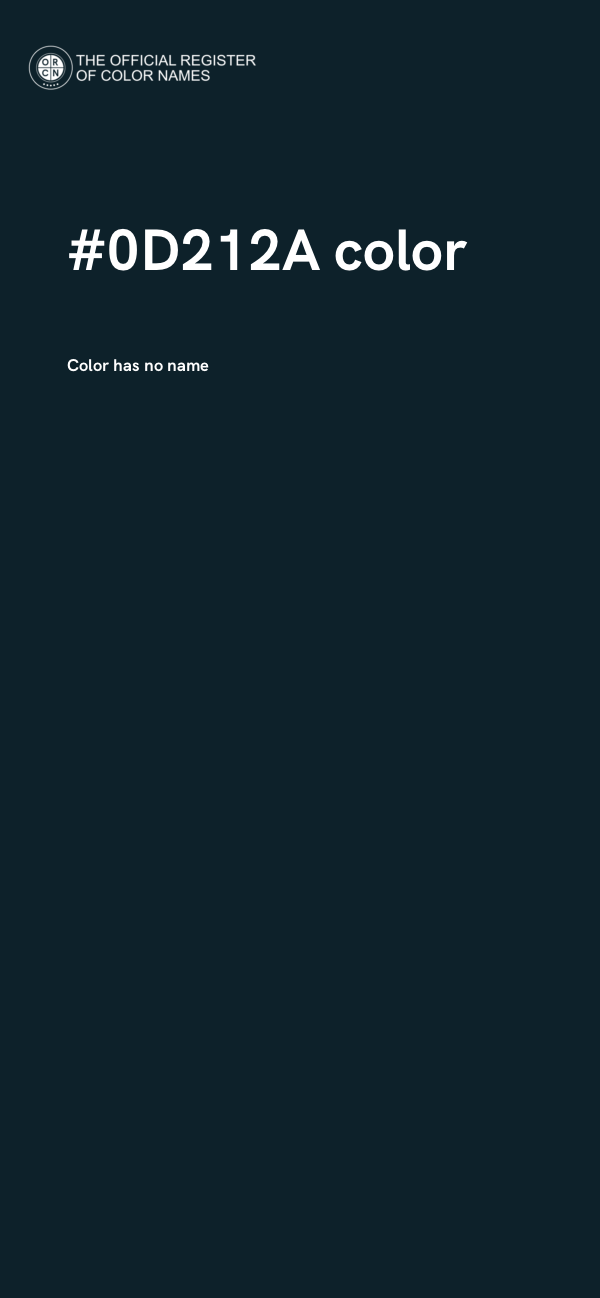 #0D212A color image