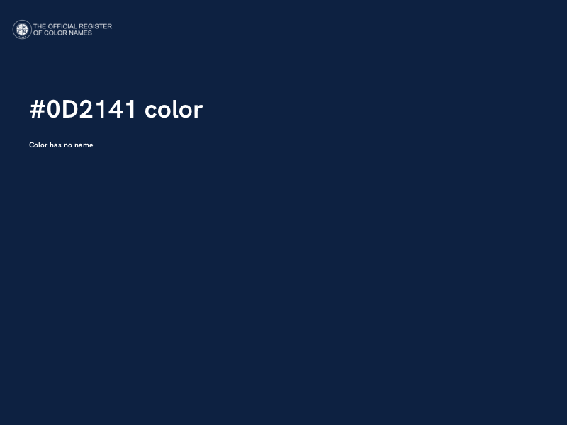 #0D2141 color image