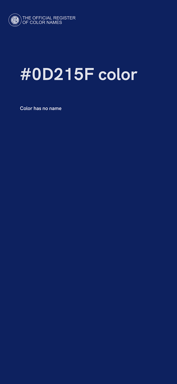#0D215F color image