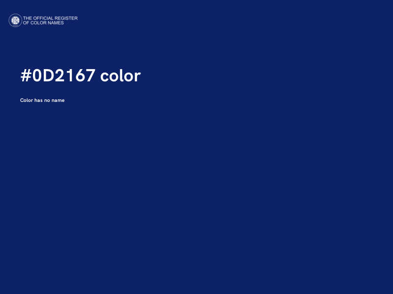#0D2167 color image