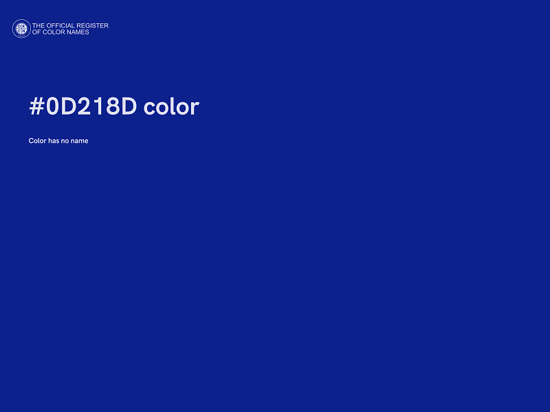 #0D218D color image