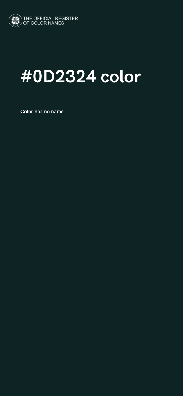 #0D2324 color image