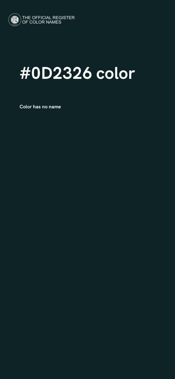 #0D2326 color image