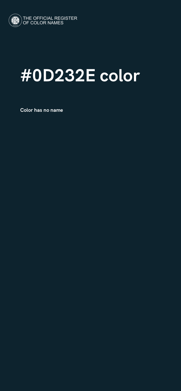 #0D232E color image