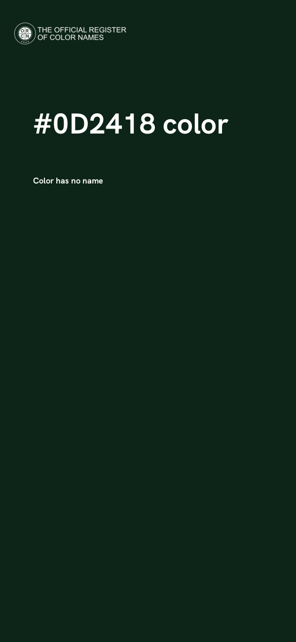 #0D2418 color image