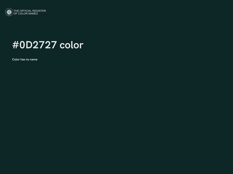 #0D2727 color image