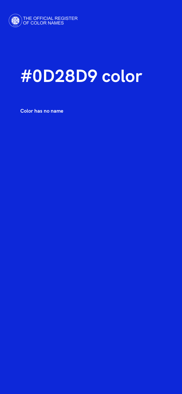 #0D28D9 color image