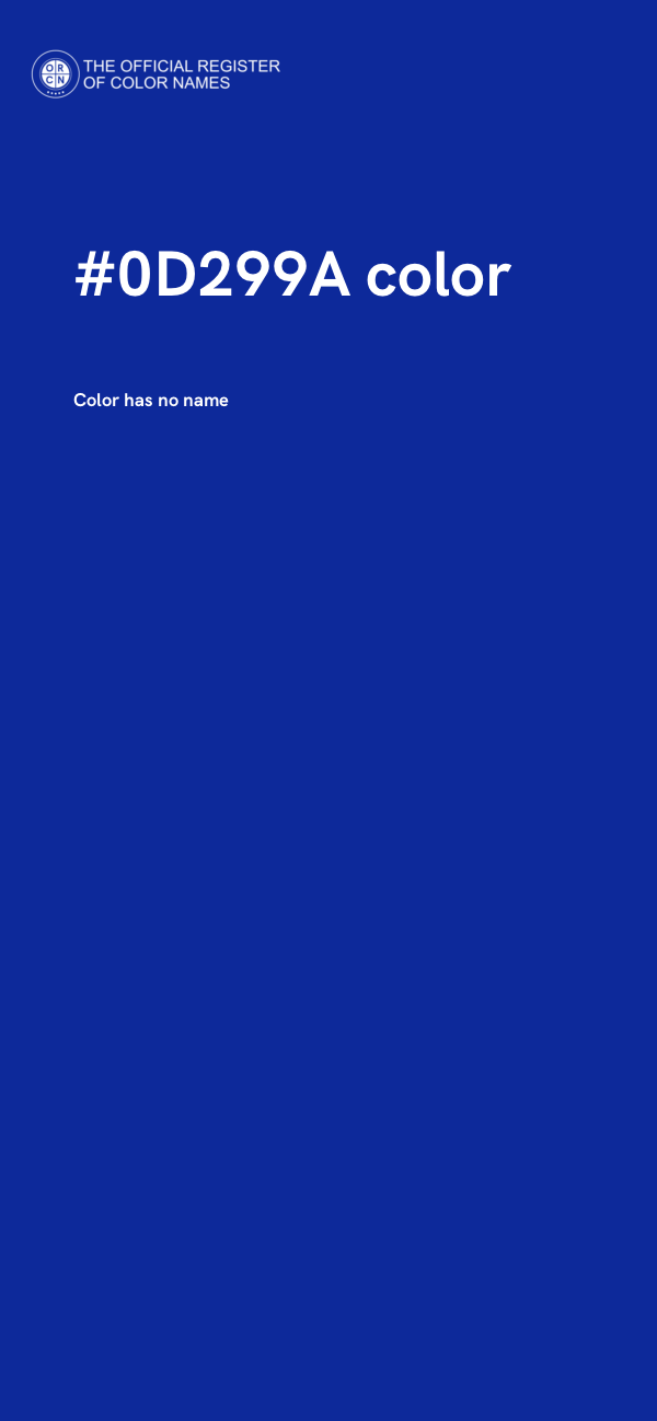#0D299A color image