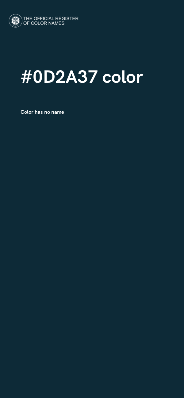 #0D2A37 color image