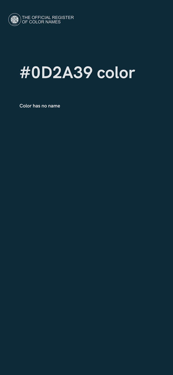 #0D2A39 color image