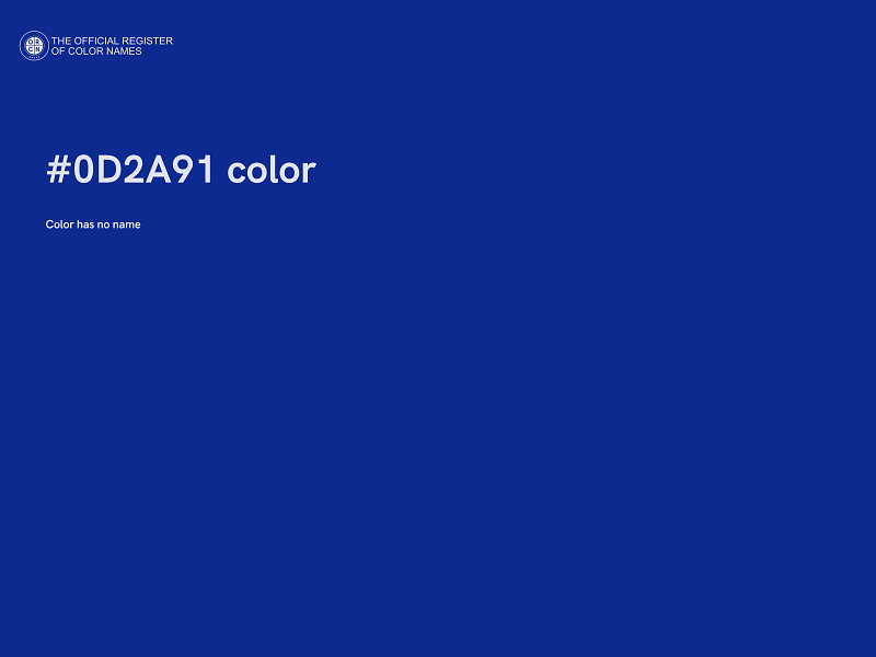 #0D2A91 color image