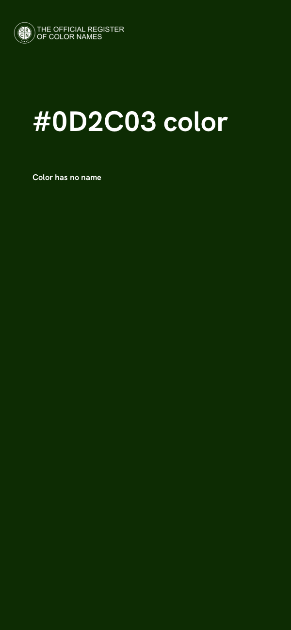 #0D2C03 color image