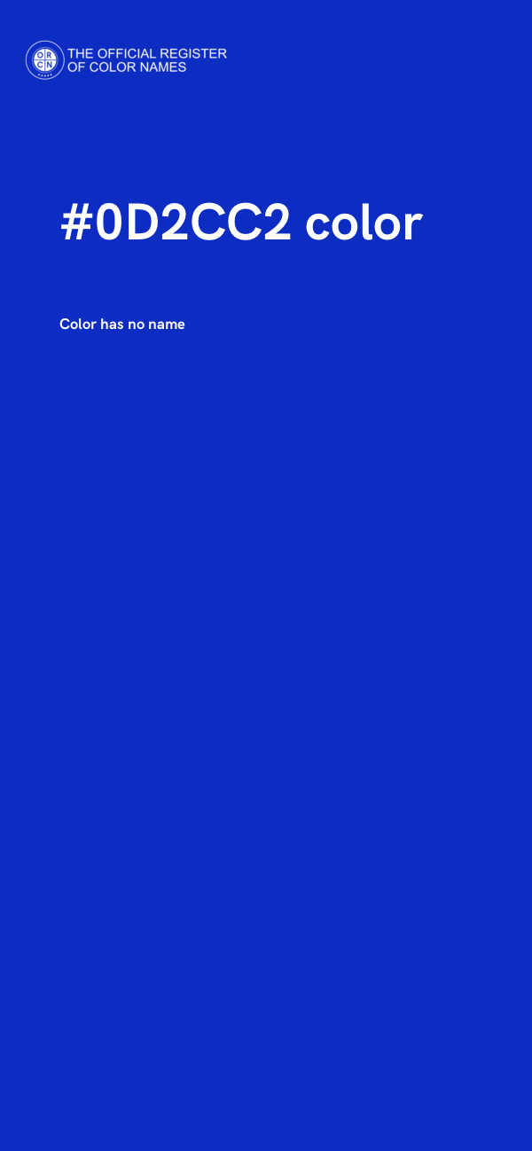 #0D2CC2 color image