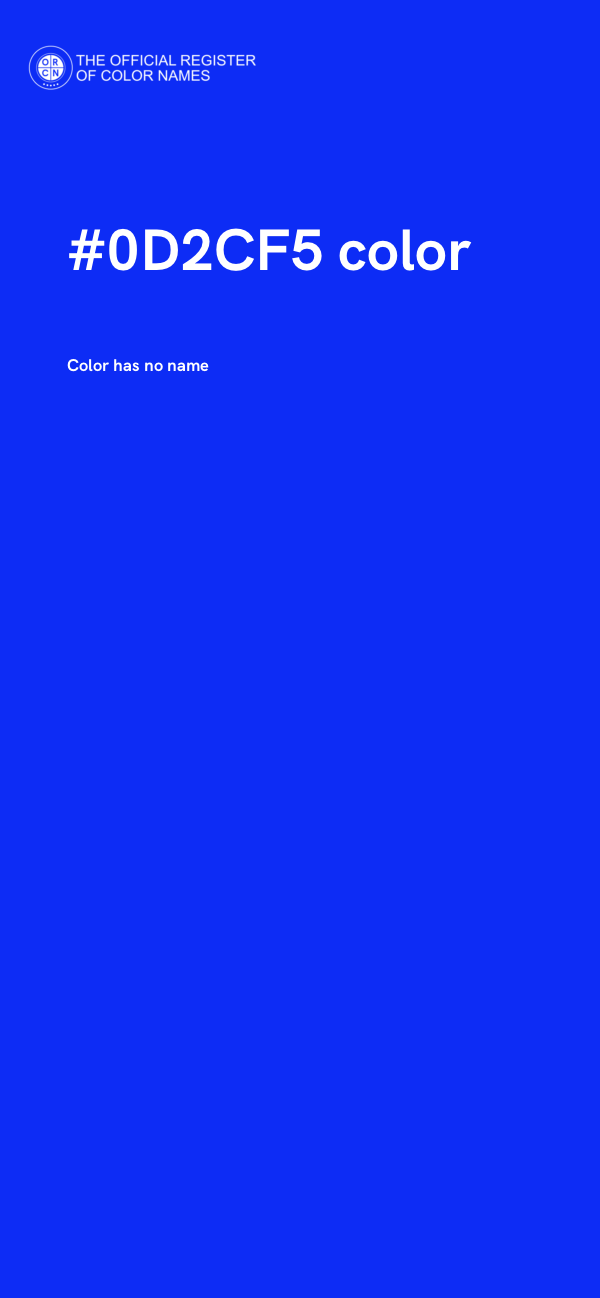 #0D2CF5 color image