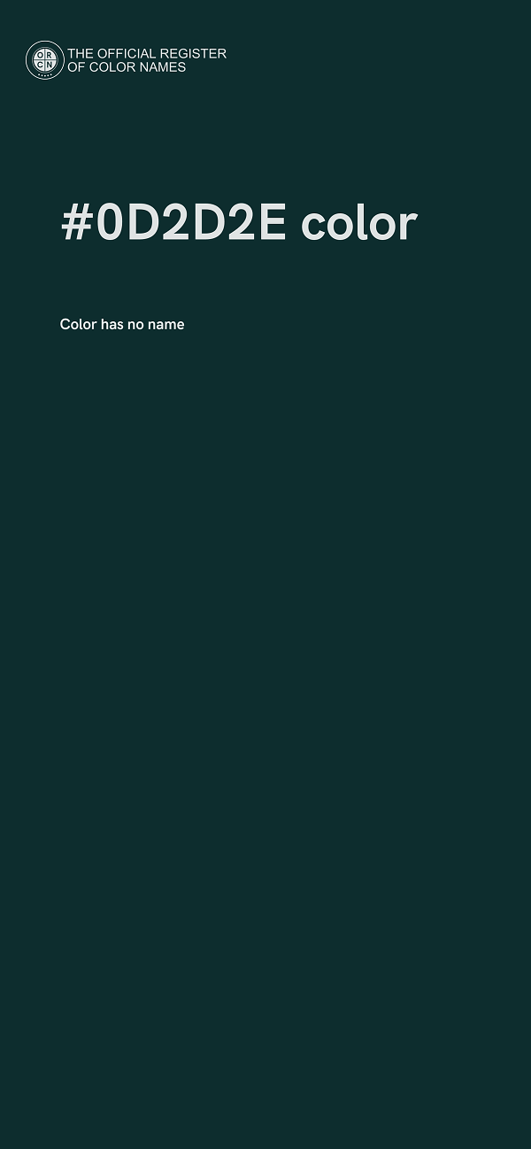 #0D2D2E color image