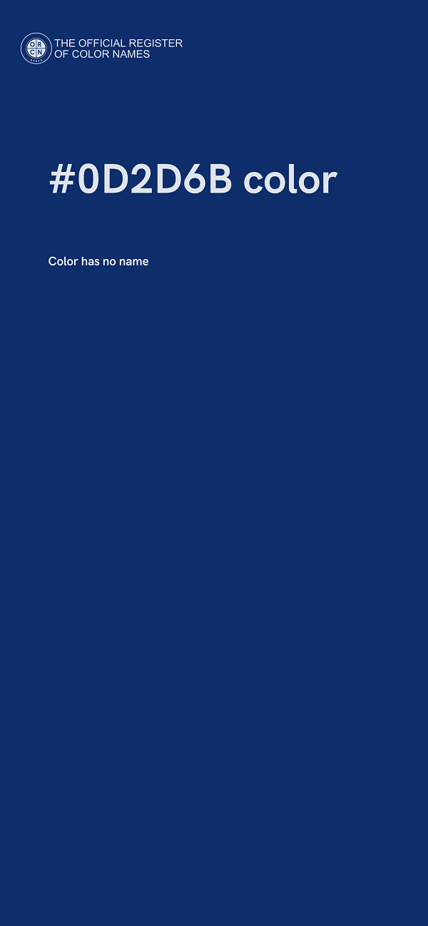 #0D2D6B color image