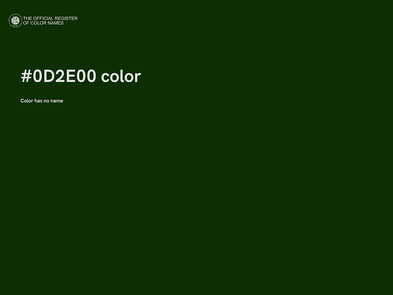 #0D2E00 color image