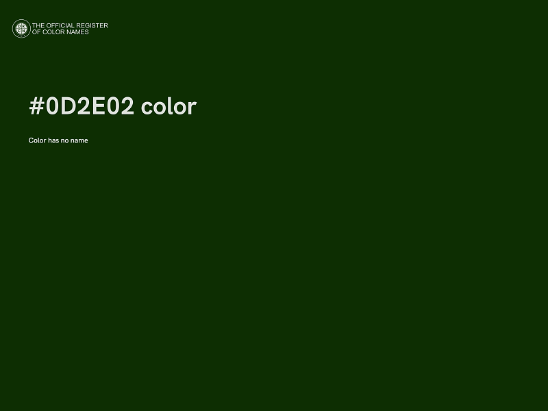 #0D2E02 color image