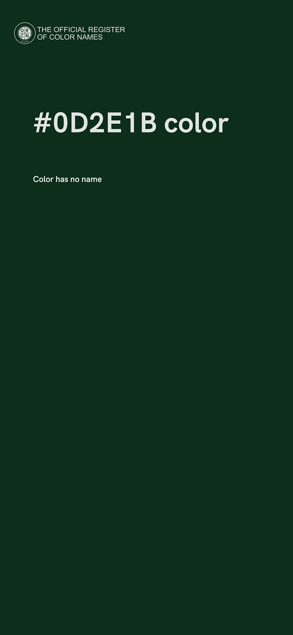 #0D2E1B color image