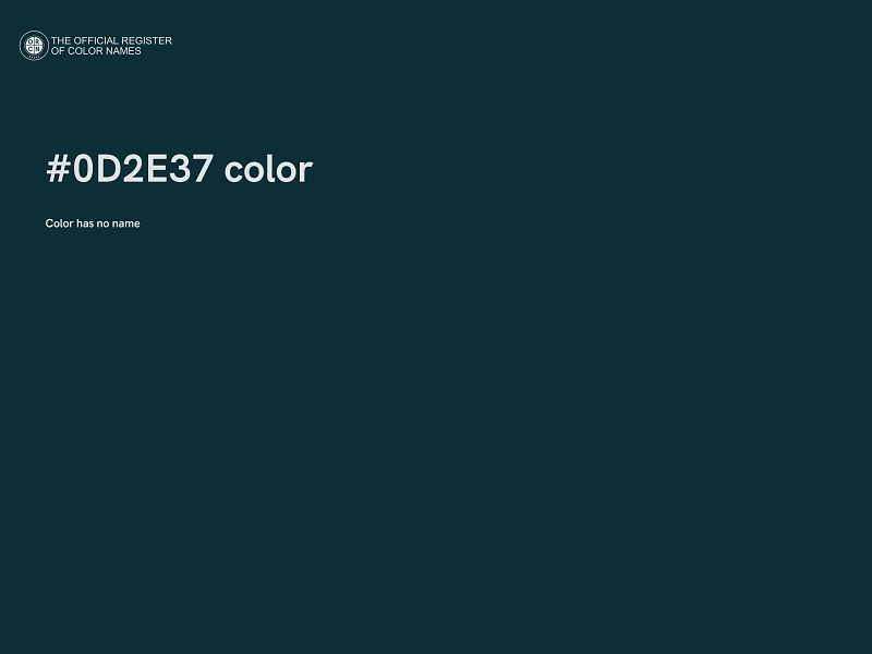 #0D2E37 color image