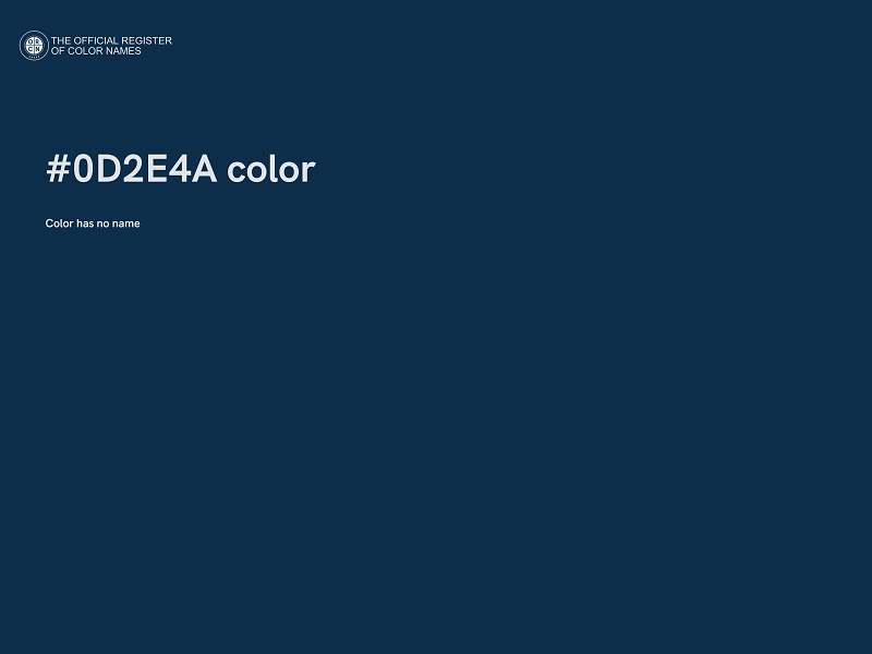 #0D2E4A color image