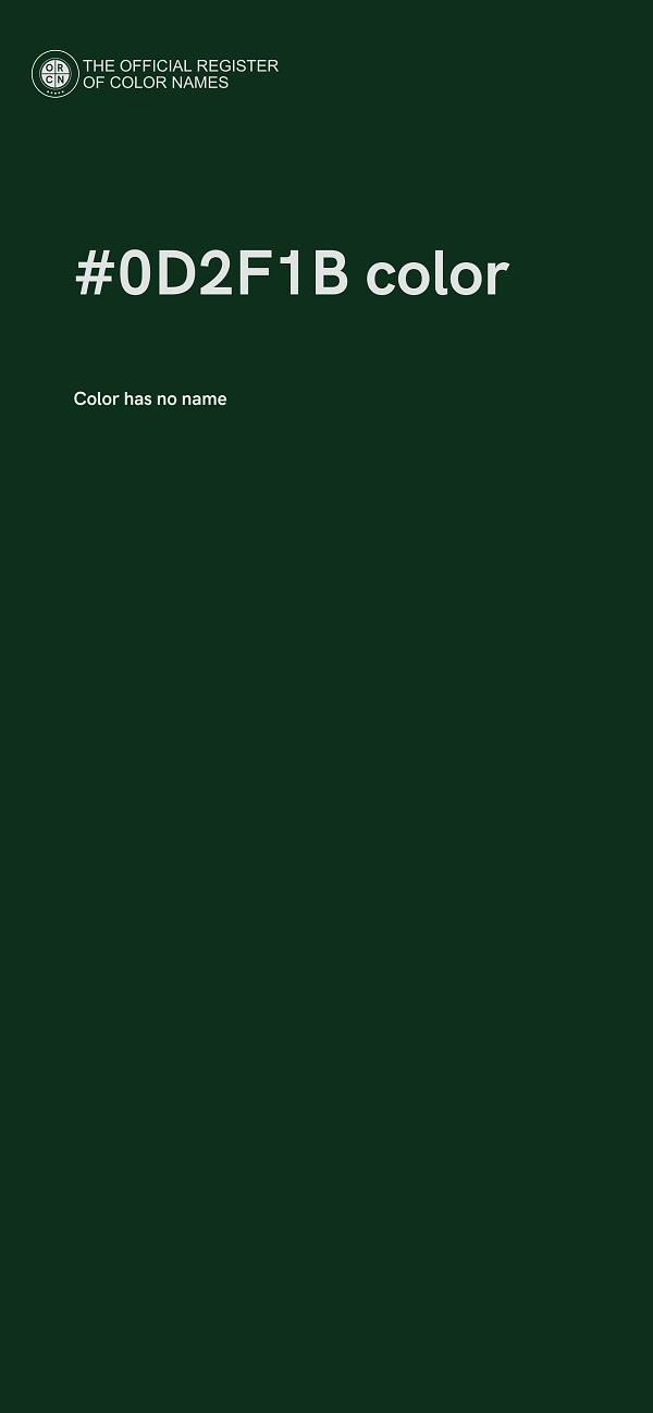 #0D2F1B color image