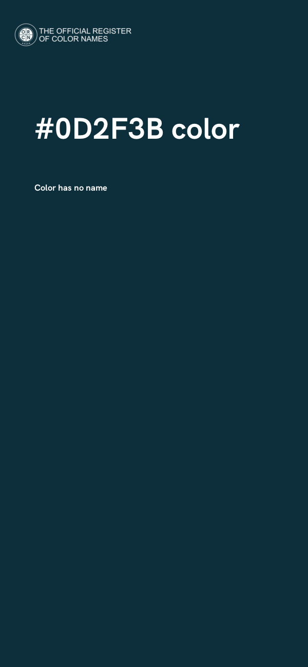 #0D2F3B color image