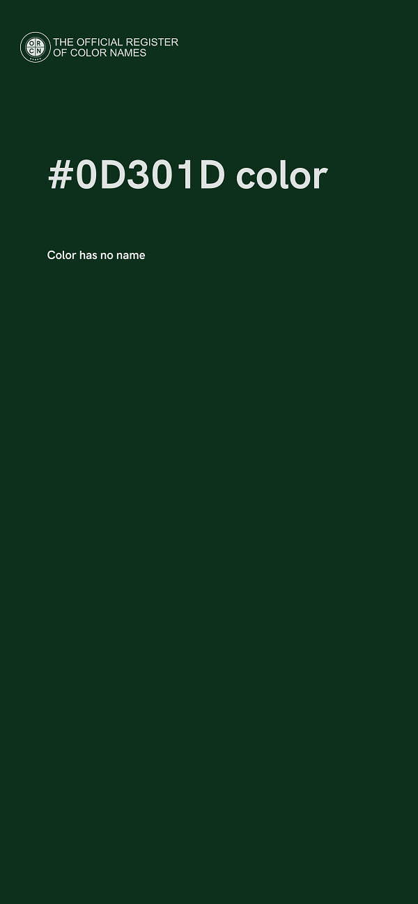 #0D301D color image