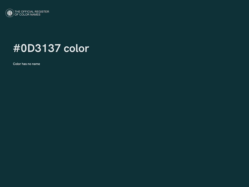 #0D3137 color image