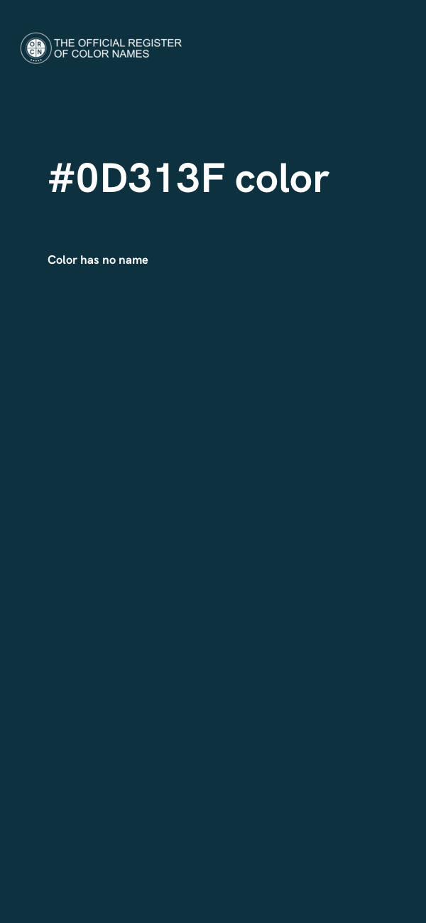 #0D313F color image