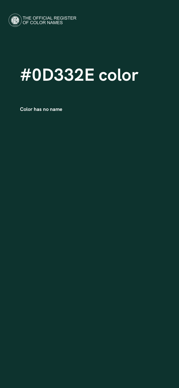#0D332E color image