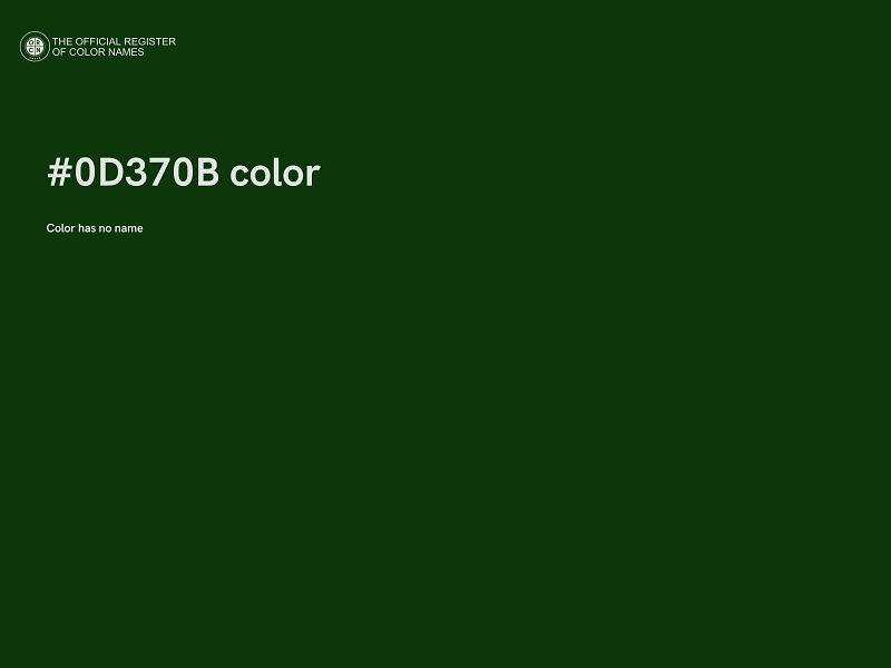 #0D370B color image