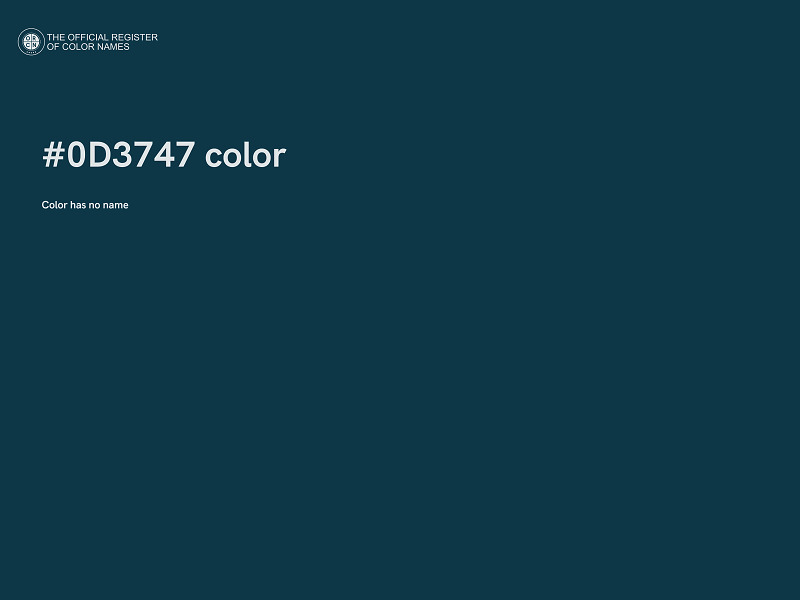 #0D3747 color image