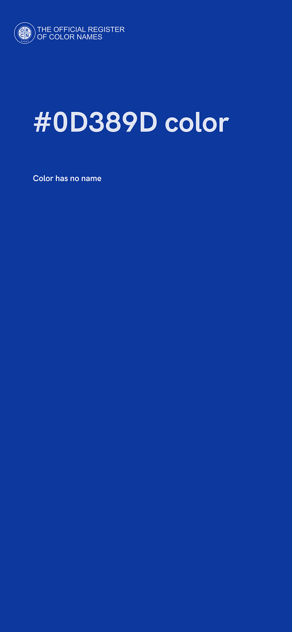 #0D389D color image
