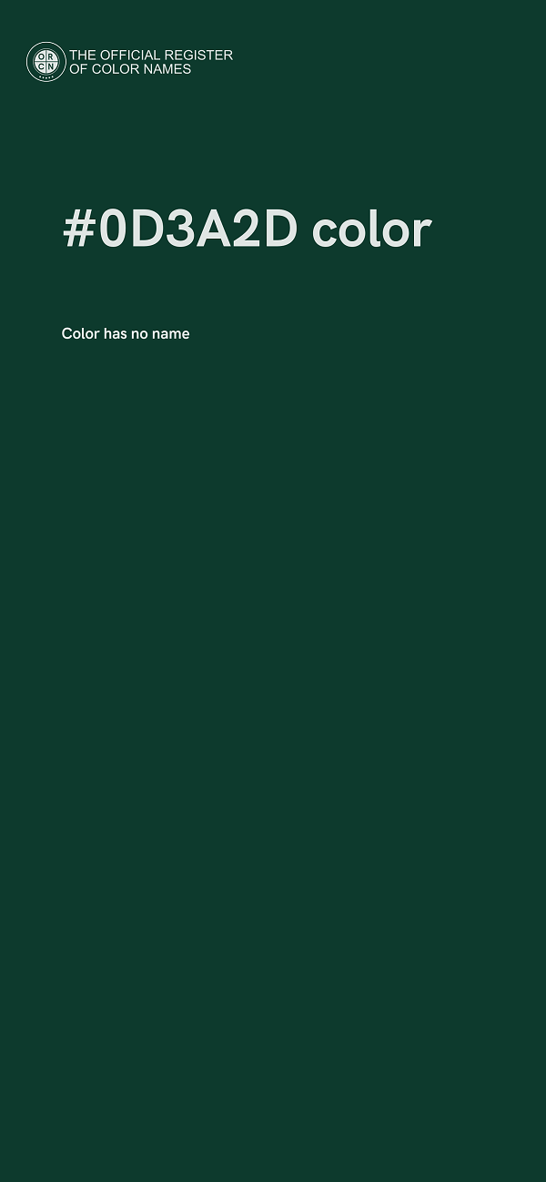 #0D3A2D color image