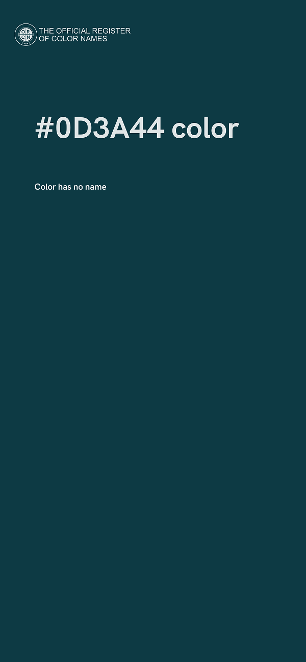 #0D3A44 color image
