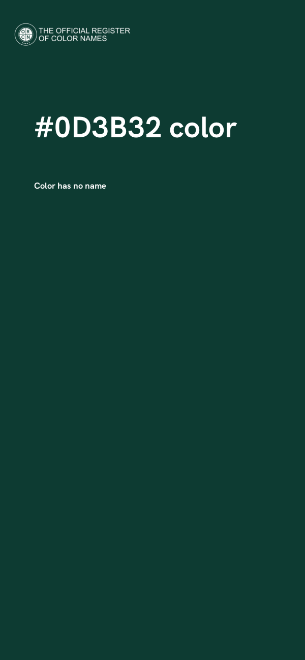 #0D3B32 color image