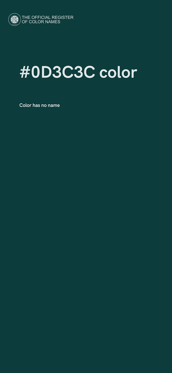 #0D3C3C color image