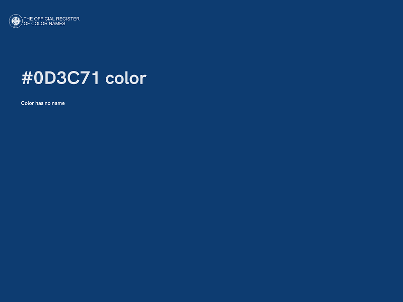 #0D3C71 color image
