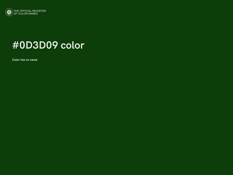 #0D3D09 color image