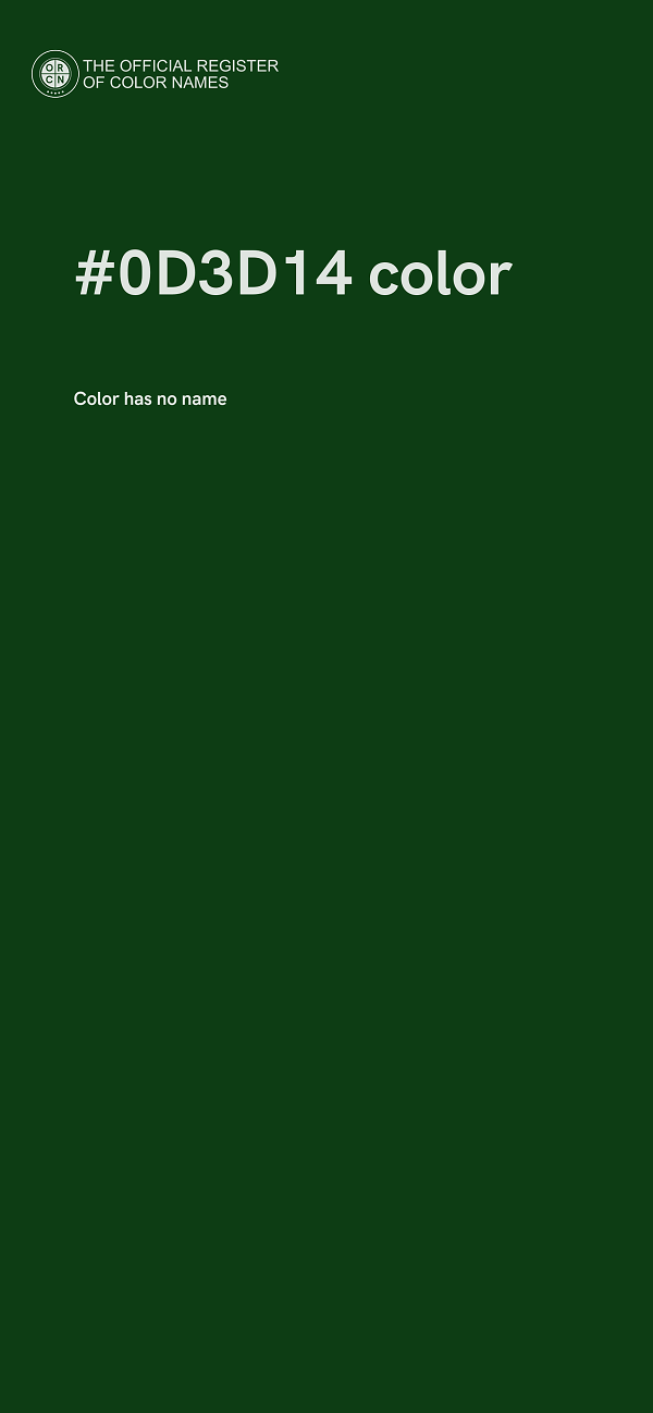 #0D3D14 color image