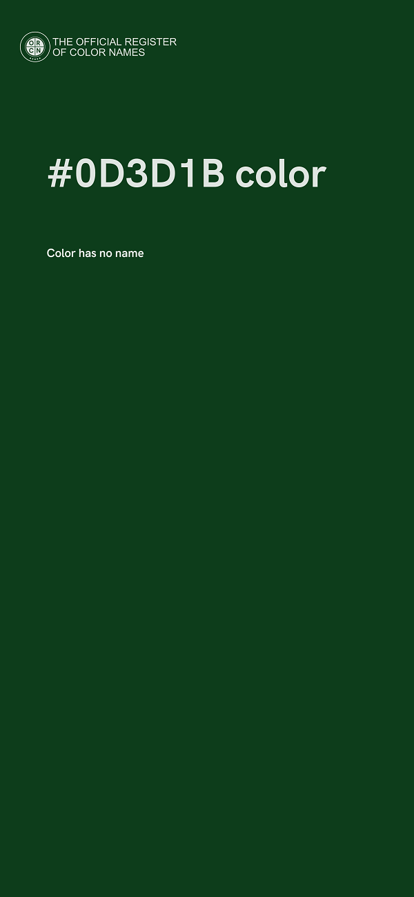 #0D3D1B color image