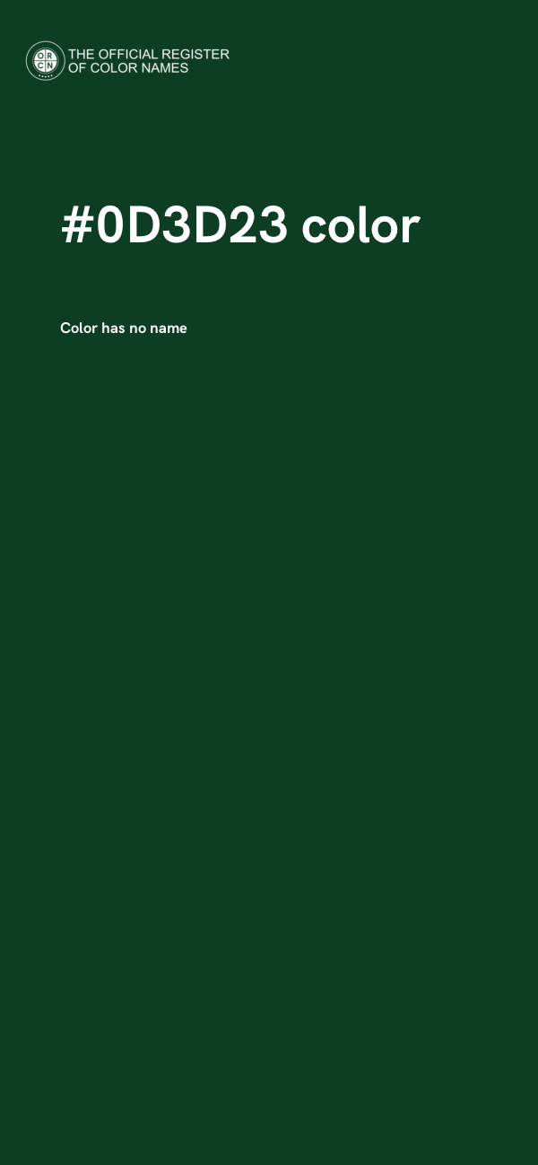 #0D3D23 color image